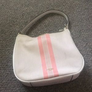 Coach Varsity Stripe Hobo Bag